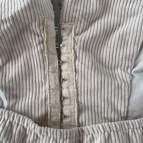 Women's Corduroy Collared Vest Top Size S Country Festival Ranch Rodeo Boho - Picture 6 of 8